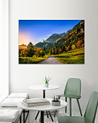 Obraz Zámok na skale 1884